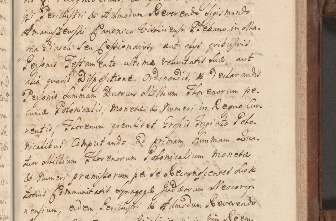 Zdjęcie nr 111 dla obiektu archiwalnego: Volumen VI actorum episcopalium R. D. Joannis Małachowski, episcopi Cracoviensis, ducis Severiae de anno 1692 et 1693, quorum index ad finem videatur