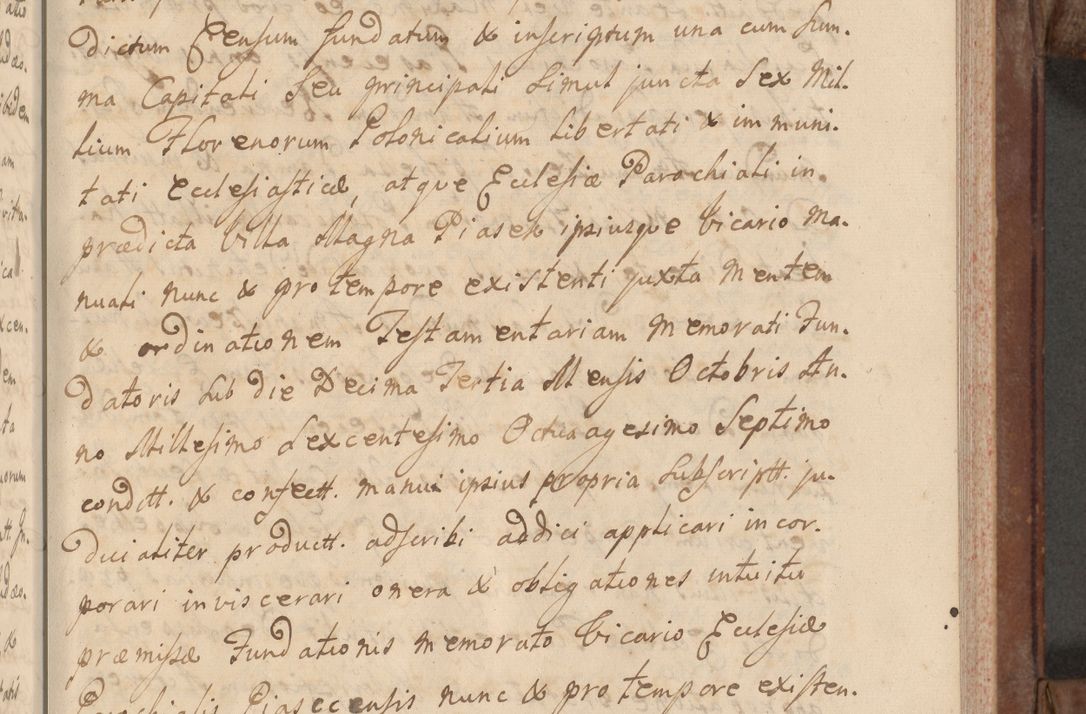 Zdjęcie nr 103 dla obiektu archiwalnego: Volumen VI actorum episcopalium R. D. Joannis Małachowski, episcopi Cracoviensis, ducis Severiae de anno 1692 et 1693, quorum index ad finem videatur