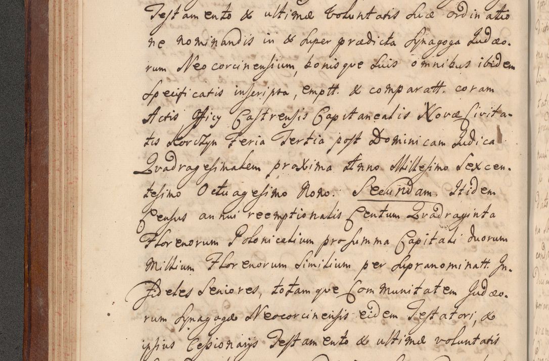Zdjęcie nr 102 dla obiektu archiwalnego: Volumen VI actorum episcopalium R. D. Joannis Małachowski, episcopi Cracoviensis, ducis Severiae de anno 1692 et 1693, quorum index ad finem videatur
