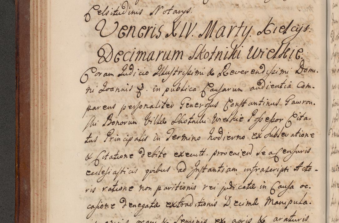 Zdjęcie nr 96 dla obiektu archiwalnego: Volumen VI actorum episcopalium R. D. Joannis Małachowski, episcopi Cracoviensis, ducis Severiae de anno 1692 et 1693, quorum index ad finem videatur