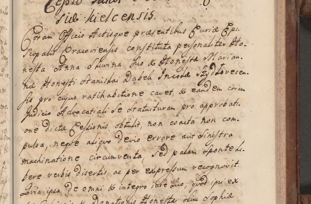 Zdjęcie nr 93 dla obiektu archiwalnego: Volumen VI actorum episcopalium R. D. Joannis Małachowski, episcopi Cracoviensis, ducis Severiae de anno 1692 et 1693, quorum index ad finem videatur
