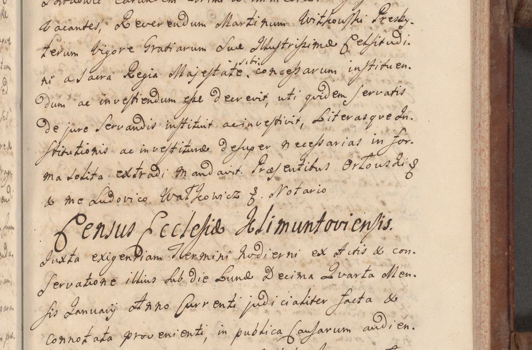 Zdjęcie nr 85 dla obiektu archiwalnego: Volumen VI actorum episcopalium R. D. Joannis Małachowski, episcopi Cracoviensis, ducis Severiae de anno 1692 et 1693, quorum index ad finem videatur