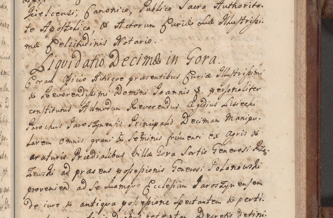 Zdjęcie nr 75 dla obiektu archiwalnego: Volumen VI actorum episcopalium R. D. Joannis Małachowski, episcopi Cracoviensis, ducis Severiae de anno 1692 et 1693, quorum index ad finem videatur