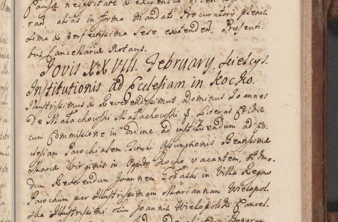 Zdjęcie nr 63 dla obiektu archiwalnego: Volumen VI actorum episcopalium R. D. Joannis Małachowski, episcopi Cracoviensis, ducis Severiae de anno 1692 et 1693, quorum index ad finem videatur