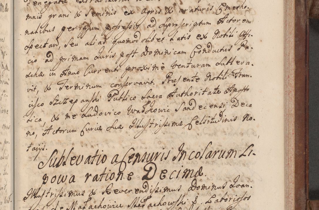 Zdjęcie nr 61 dla obiektu archiwalnego: Volumen VI actorum episcopalium R. D. Joannis Małachowski, episcopi Cracoviensis, ducis Severiae de anno 1692 et 1693, quorum index ad finem videatur