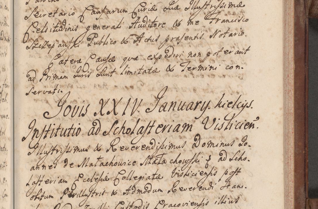 Zdjęcie nr 53 dla obiektu archiwalnego: Volumen VI actorum episcopalium R. D. Joannis Małachowski, episcopi Cracoviensis, ducis Severiae de anno 1692 et 1693, quorum index ad finem videatur