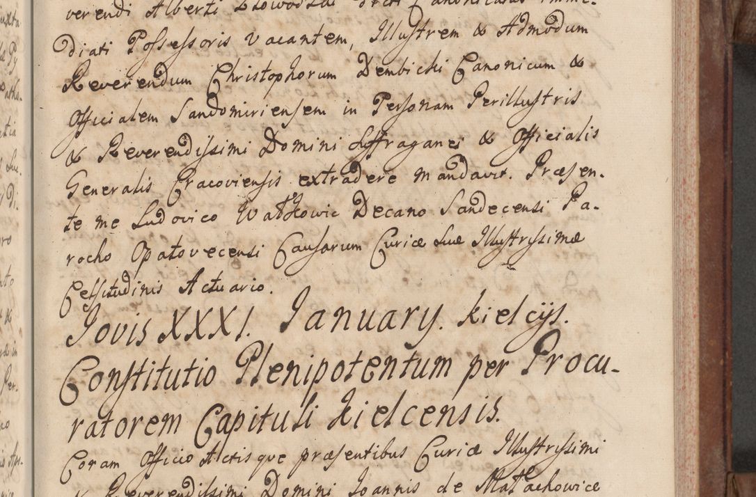 Zdjęcie nr 55 dla obiektu archiwalnego: Volumen VI actorum episcopalium R. D. Joannis Małachowski, episcopi Cracoviensis, ducis Severiae de anno 1692 et 1693, quorum index ad finem videatur