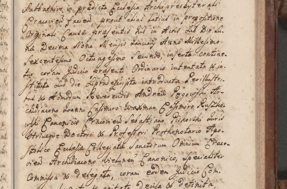Zdjęcie nr 51 dla obiektu archiwalnego: Volumen VI actorum episcopalium R. D. Joannis Małachowski, episcopi Cracoviensis, ducis Severiae de anno 1692 et 1693, quorum index ad finem videatur