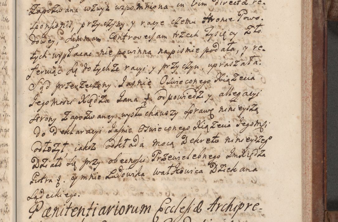 Zdjęcie nr 49 dla obiektu archiwalnego: Volumen VI actorum episcopalium R. D. Joannis Małachowski, episcopi Cracoviensis, ducis Severiae de anno 1692 et 1693, quorum index ad finem videatur