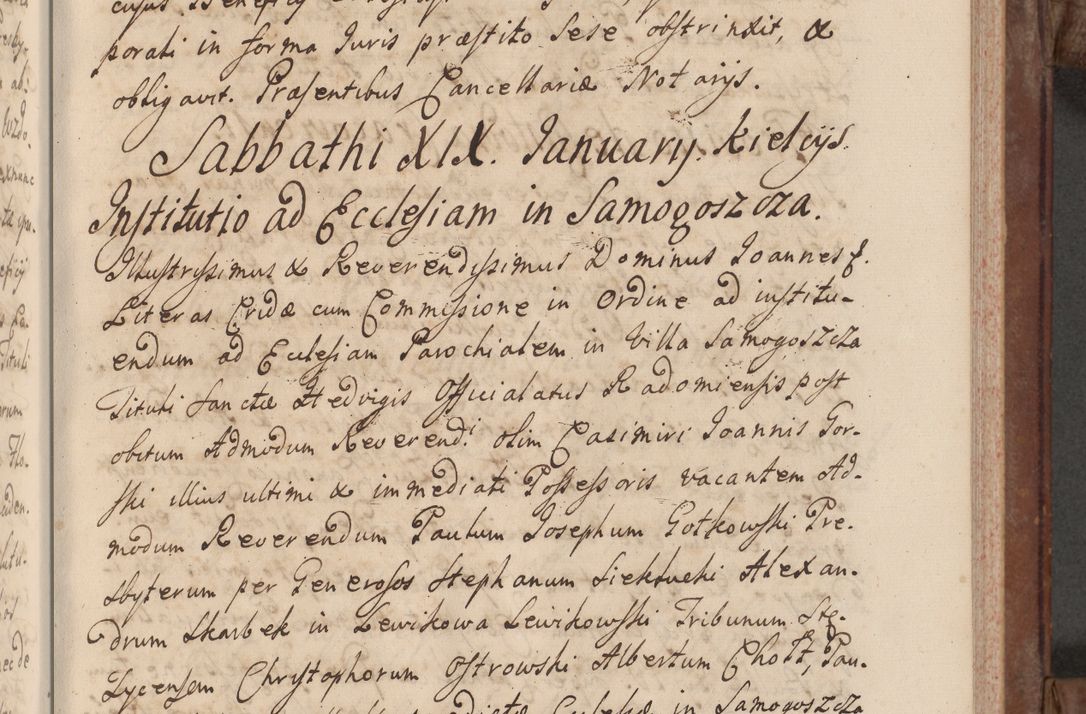 Zdjęcie nr 41 dla obiektu archiwalnego: Volumen VI actorum episcopalium R. D. Joannis Małachowski, episcopi Cracoviensis, ducis Severiae de anno 1692 et 1693, quorum index ad finem videatur