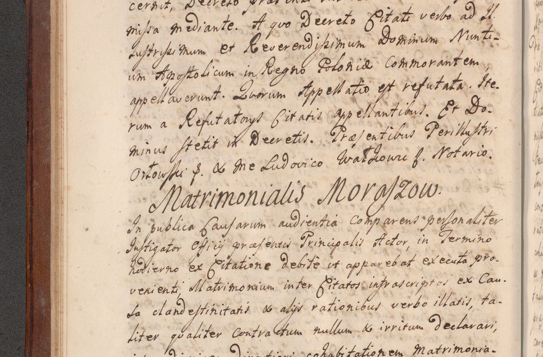 Zdjęcie nr 38 dla obiektu archiwalnego: Volumen VI actorum episcopalium R. D. Joannis Małachowski, episcopi Cracoviensis, ducis Severiae de anno 1692 et 1693, quorum index ad finem videatur
