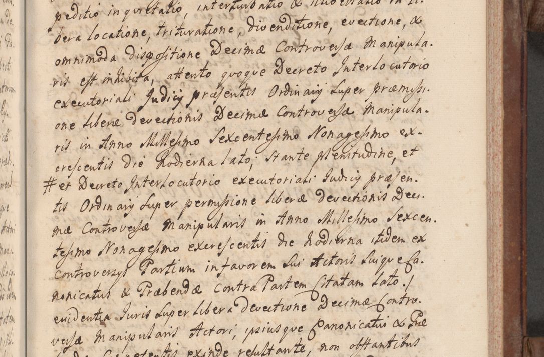 Zdjęcie nr 37 dla obiektu archiwalnego: Volumen VI actorum episcopalium R. D. Joannis Małachowski, episcopi Cracoviensis, ducis Severiae de anno 1692 et 1693, quorum index ad finem videatur