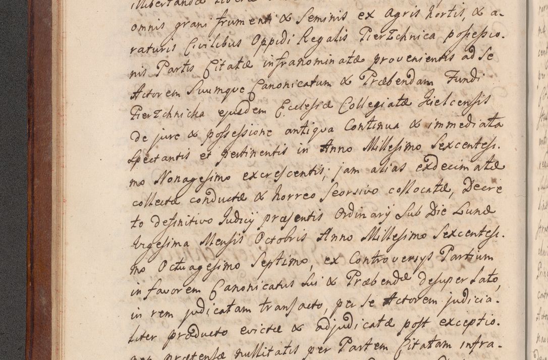 Zdjęcie nr 32 dla obiektu archiwalnego: Volumen VI actorum episcopalium R. D. Joannis Małachowski, episcopi Cracoviensis, ducis Severiae de anno 1692 et 1693, quorum index ad finem videatur