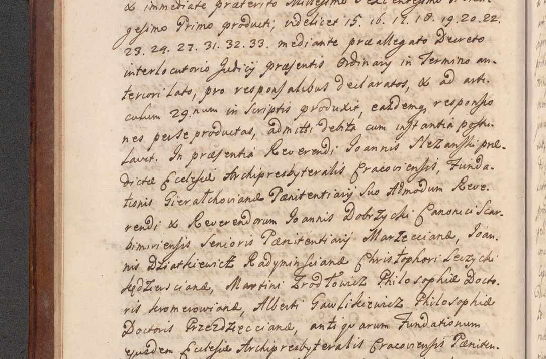 Zdjęcie nr 24 dla obiektu archiwalnego: Volumen VI actorum episcopalium R. D. Joannis Małachowski, episcopi Cracoviensis, ducis Severiae de anno 1692 et 1693, quorum index ad finem videatur