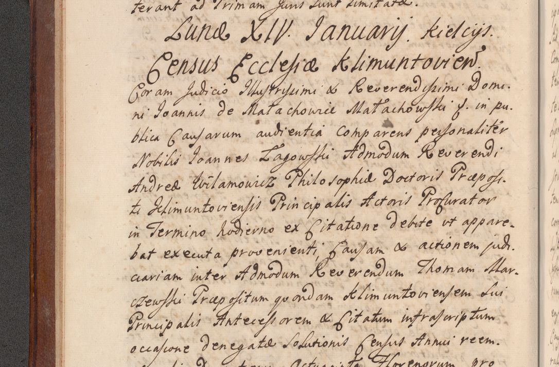 Zdjęcie nr 26 dla obiektu archiwalnego: Volumen VI actorum episcopalium R. D. Joannis Małachowski, episcopi Cracoviensis, ducis Severiae de anno 1692 et 1693, quorum index ad finem videatur