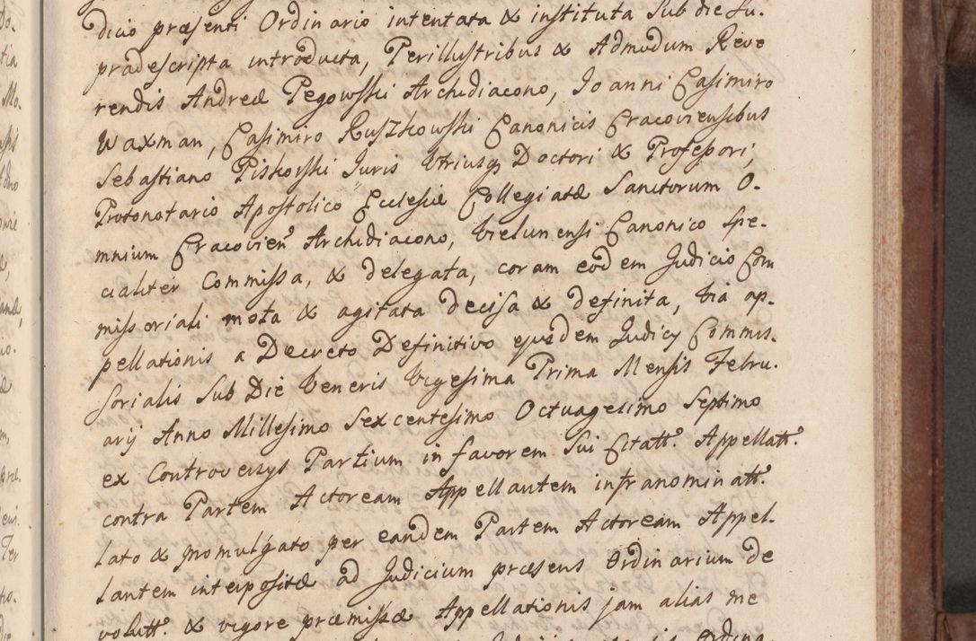 Zdjęcie nr 23 dla obiektu archiwalnego: Volumen VI actorum episcopalium R. D. Joannis Małachowski, episcopi Cracoviensis, ducis Severiae de anno 1692 et 1693, quorum index ad finem videatur