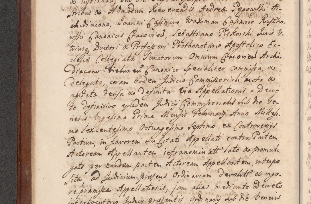 Zdjęcie nr 16 dla obiektu archiwalnego: Volumen VI actorum episcopalium R. D. Joannis Małachowski, episcopi Cracoviensis, ducis Severiae de anno 1692 et 1693, quorum index ad finem videatur
