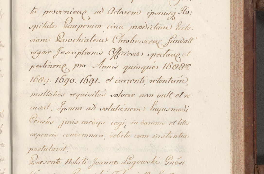 Zdjęcie nr 345 dla obiektu archiwalnego: Volumen VI actorum episcopalium R. D. Joannis Małachowski, episcopi Cracoviensis, ducis Severiae de anno 1692 et 1693, quorum index ad finem videatur