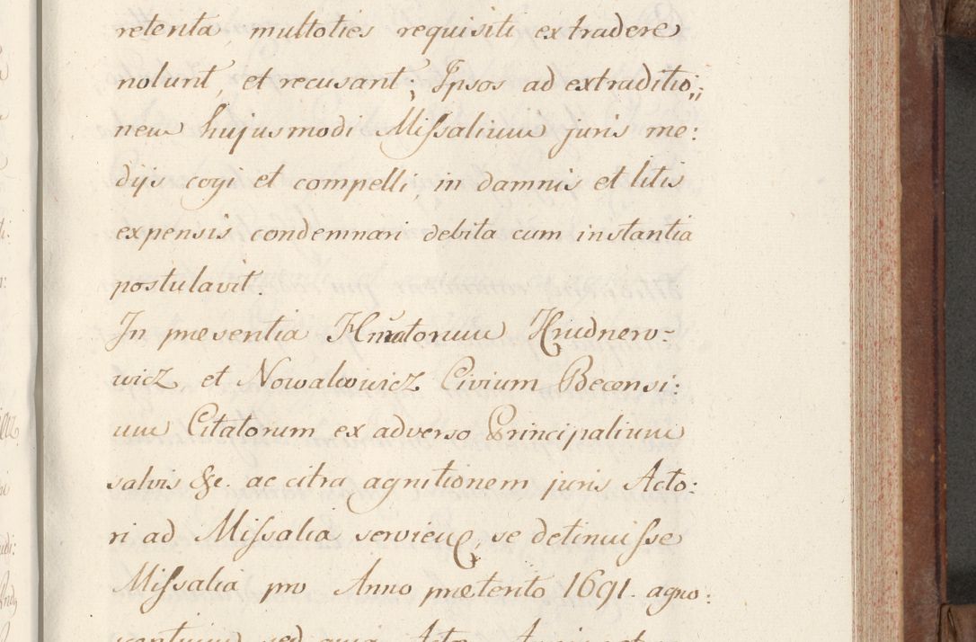 Zdjęcie nr 335 dla obiektu archiwalnego: Volumen VI actorum episcopalium R. D. Joannis Małachowski, episcopi Cracoviensis, ducis Severiae de anno 1692 et 1693, quorum index ad finem videatur