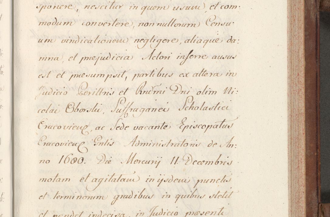 Zdjęcie nr 329 dla obiektu archiwalnego: Volumen VI actorum episcopalium R. D. Joannis Małachowski, episcopi Cracoviensis, ducis Severiae de anno 1692 et 1693, quorum index ad finem videatur