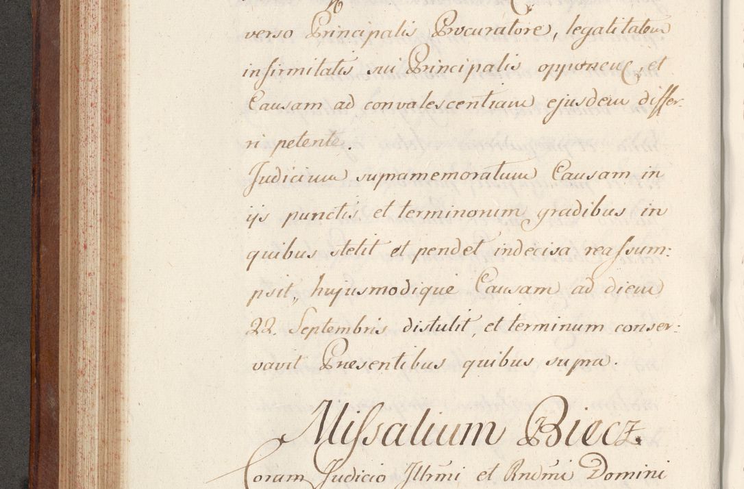 Zdjęcie nr 330 dla obiektu archiwalnego: Volumen VI actorum episcopalium R. D. Joannis Małachowski, episcopi Cracoviensis, ducis Severiae de anno 1692 et 1693, quorum index ad finem videatur