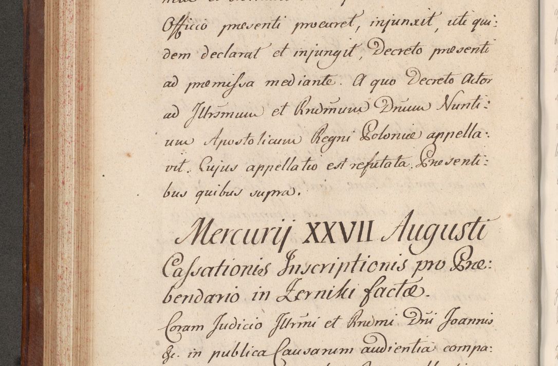 Zdjęcie nr 320 dla obiektu archiwalnego: Volumen VI actorum episcopalium R. D. Joannis Małachowski, episcopi Cracoviensis, ducis Severiae de anno 1692 et 1693, quorum index ad finem videatur