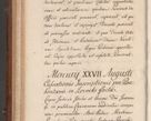 Zdjęcie nr 320 dla obiektu archiwalnego: Volumen VI actorum episcopalium R. D. Joannis Małachowski, episcopi Cracoviensis, ducis Severiae de anno 1692 et 1693, quorum index ad finem videatur
