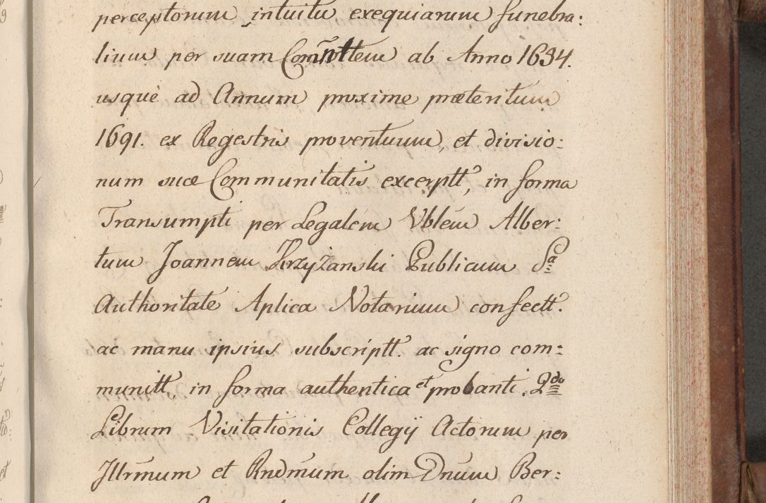 Zdjęcie nr 309 dla obiektu archiwalnego: Volumen VI actorum episcopalium R. D. Joannis Małachowski, episcopi Cracoviensis, ducis Severiae de anno 1692 et 1693, quorum index ad finem videatur