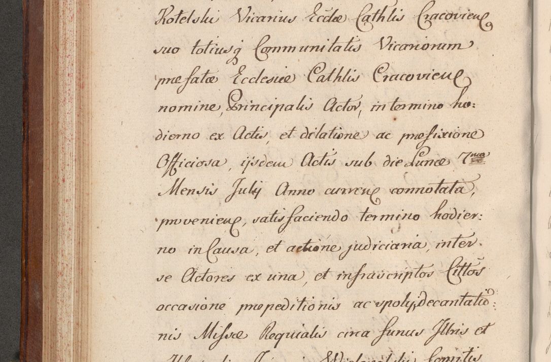 Zdjęcie nr 308 dla obiektu archiwalnego: Volumen VI actorum episcopalium R. D. Joannis Małachowski, episcopi Cracoviensis, ducis Severiae de anno 1692 et 1693, quorum index ad finem videatur