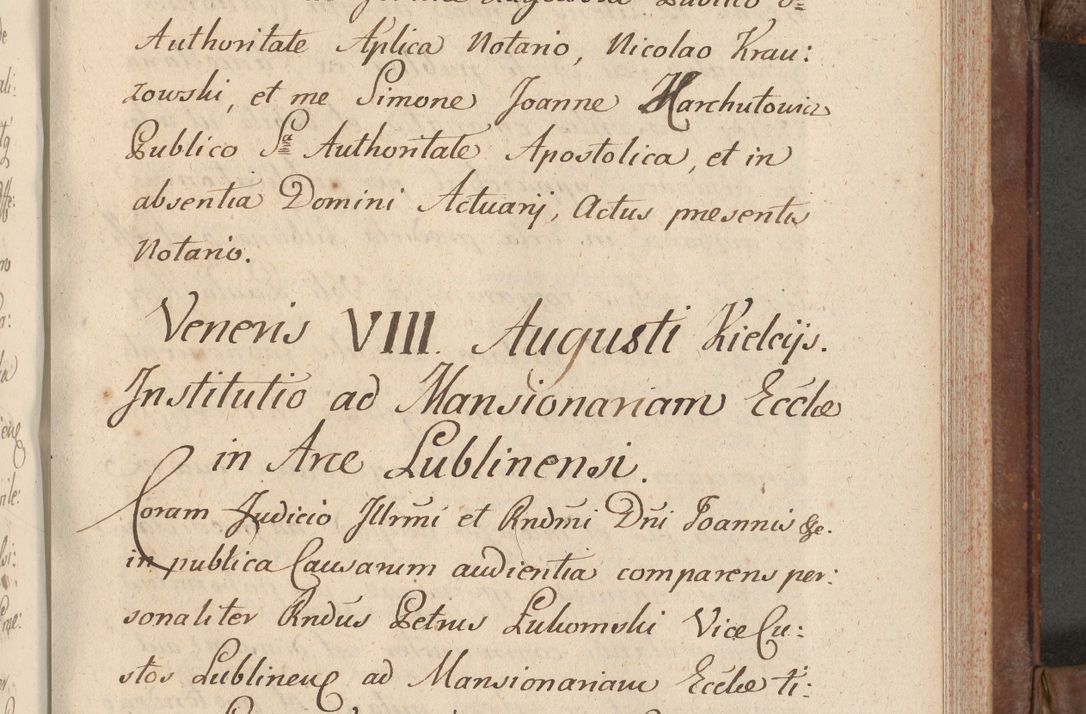 Zdjęcie nr 299 dla obiektu archiwalnego: Volumen VI actorum episcopalium R. D. Joannis Małachowski, episcopi Cracoviensis, ducis Severiae de anno 1692 et 1693, quorum index ad finem videatur