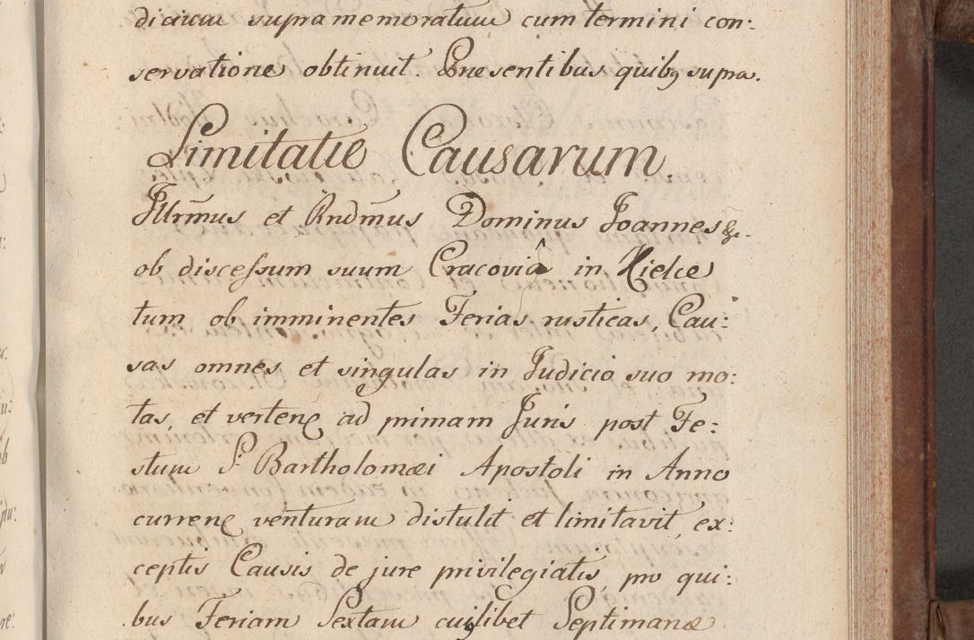 Zdjęcie nr 291 dla obiektu archiwalnego: Volumen VI actorum episcopalium R. D. Joannis Małachowski, episcopi Cracoviensis, ducis Severiae de anno 1692 et 1693, quorum index ad finem videatur