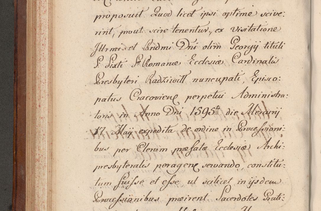 Zdjęcie nr 286 dla obiektu archiwalnego: Volumen VI actorum episcopalium R. D. Joannis Małachowski, episcopi Cracoviensis, ducis Severiae de anno 1692 et 1693, quorum index ad finem videatur