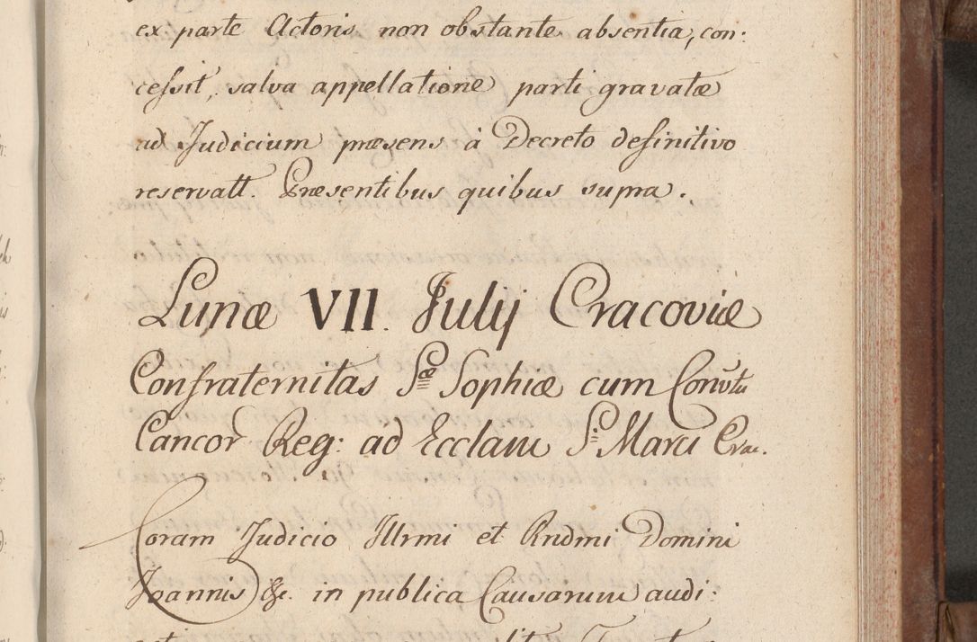 Zdjęcie nr 273 dla obiektu archiwalnego: Volumen VI actorum episcopalium R. D. Joannis Małachowski, episcopi Cracoviensis, ducis Severiae de anno 1692 et 1693, quorum index ad finem videatur