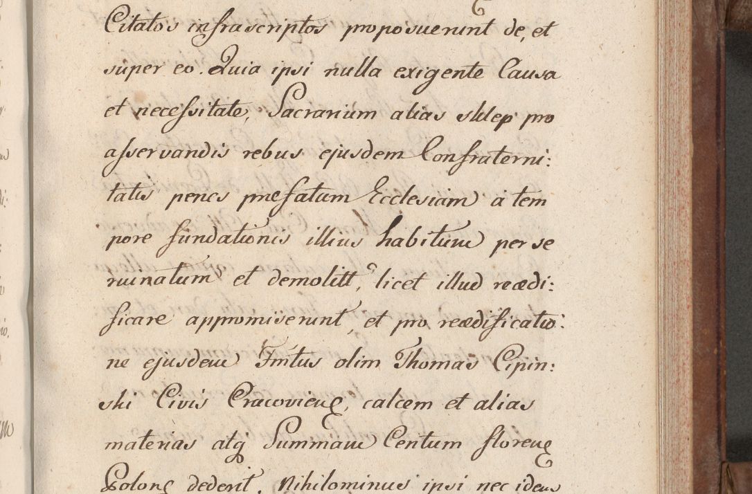 Zdjęcie nr 267 dla obiektu archiwalnego: Volumen VI actorum episcopalium R. D. Joannis Małachowski, episcopi Cracoviensis, ducis Severiae de anno 1692 et 1693, quorum index ad finem videatur