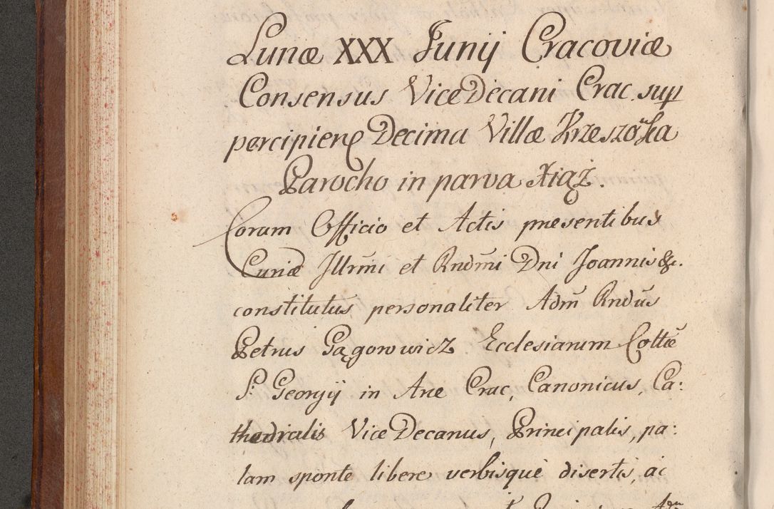 Zdjęcie nr 262 dla obiektu archiwalnego: Volumen VI actorum episcopalium R. D. Joannis Małachowski, episcopi Cracoviensis, ducis Severiae de anno 1692 et 1693, quorum index ad finem videatur
