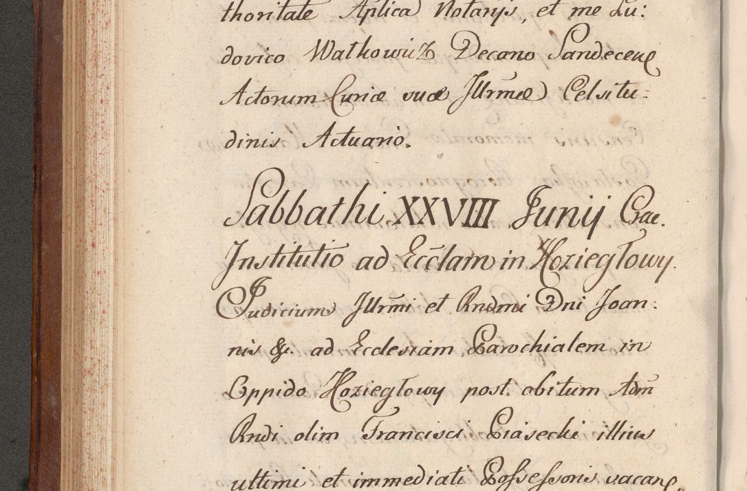 Zdjęcie nr 260 dla obiektu archiwalnego: Volumen VI actorum episcopalium R. D. Joannis Małachowski, episcopi Cracoviensis, ducis Severiae de anno 1692 et 1693, quorum index ad finem videatur