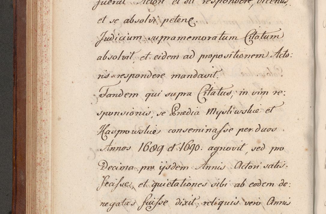 Zdjęcie nr 254 dla obiektu archiwalnego: Volumen VI actorum episcopalium R. D. Joannis Małachowski, episcopi Cracoviensis, ducis Severiae de anno 1692 et 1693, quorum index ad finem videatur