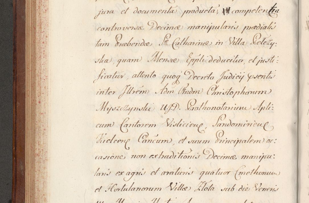 Zdjęcie nr 248 dla obiektu archiwalnego: Volumen VI actorum episcopalium R. D. Joannis Małachowski, episcopi Cracoviensis, ducis Severiae de anno 1692 et 1693, quorum index ad finem videatur