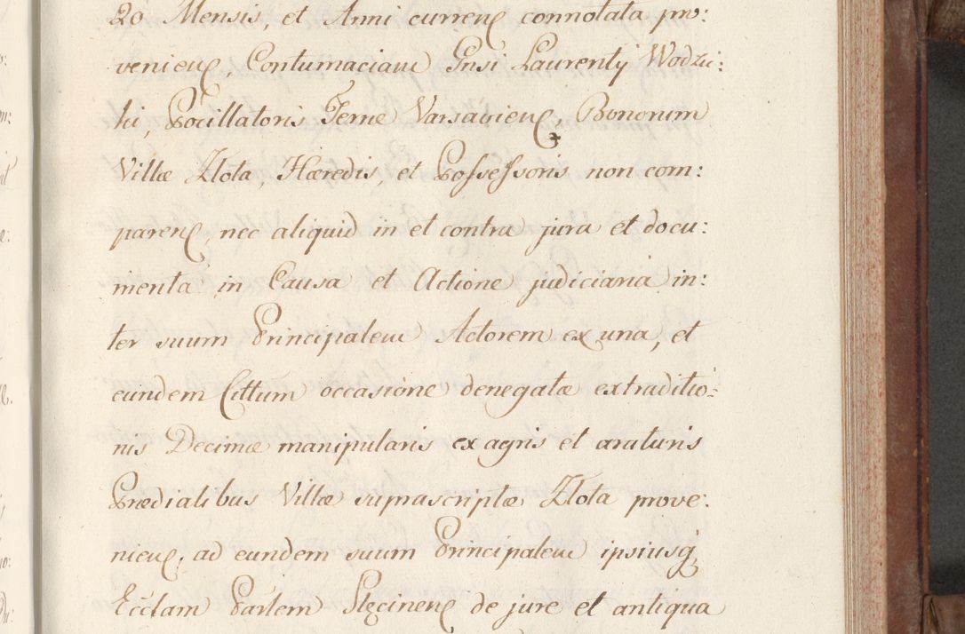 Zdjęcie nr 245 dla obiektu archiwalnego: Volumen VI actorum episcopalium R. D. Joannis Małachowski, episcopi Cracoviensis, ducis Severiae de anno 1692 et 1693, quorum index ad finem videatur