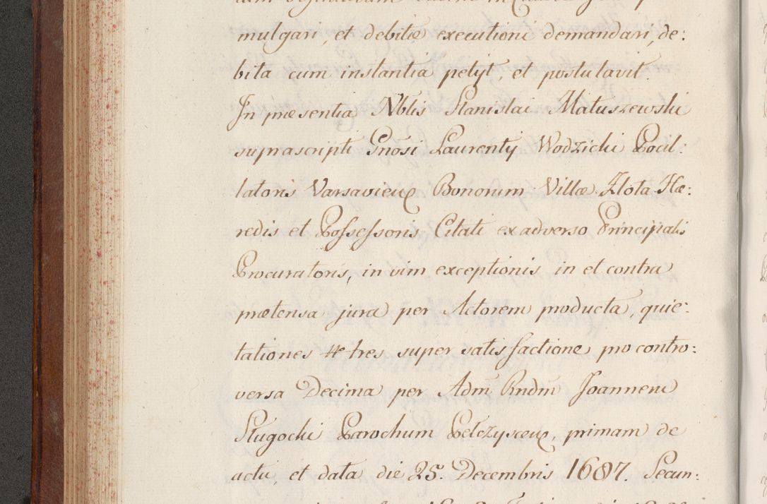 Zdjęcie nr 246 dla obiektu archiwalnego: Volumen VI actorum episcopalium R. D. Joannis Małachowski, episcopi Cracoviensis, ducis Severiae de anno 1692 et 1693, quorum index ad finem videatur