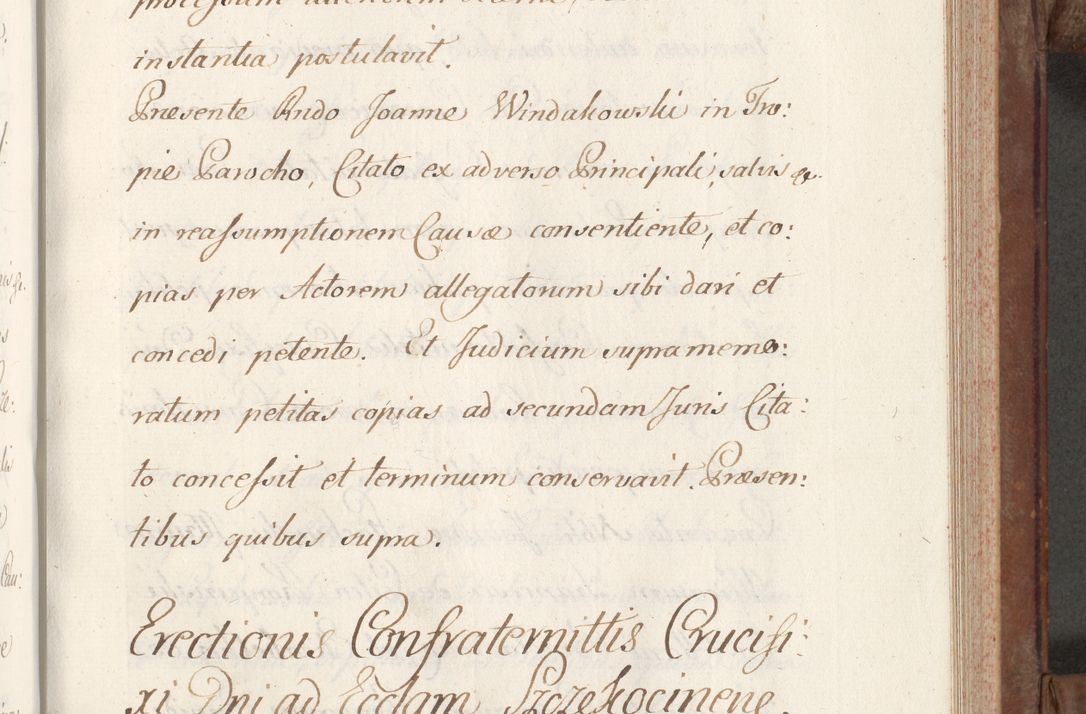 Zdjęcie nr 233 dla obiektu archiwalnego: Volumen VI actorum episcopalium R. D. Joannis Małachowski, episcopi Cracoviensis, ducis Severiae de anno 1692 et 1693, quorum index ad finem videatur