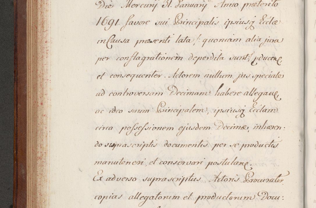 Zdjęcie nr 218 dla obiektu archiwalnego: Volumen VI actorum episcopalium R. D. Joannis Małachowski, episcopi Cracoviensis, ducis Severiae de anno 1692 et 1693, quorum index ad finem videatur