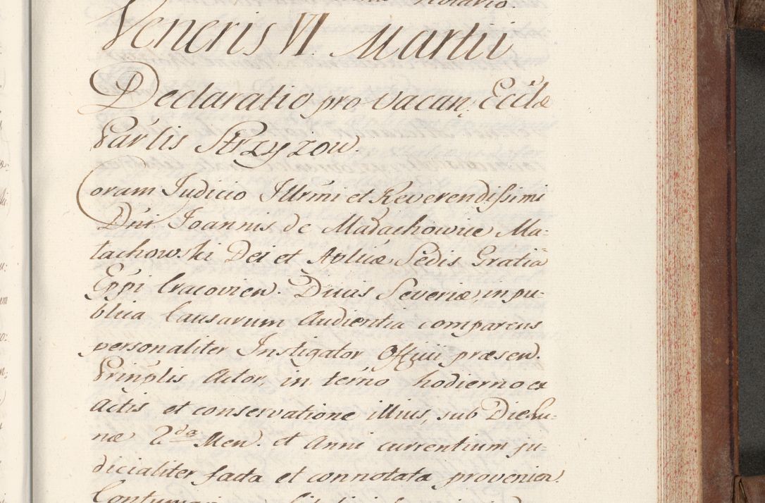 Zdjęcie nr 591 dla obiektu archiwalnego: Volumen VI actorum episcopalium R. D. Joannis Małachowski, episcopi Cracoviensis, ducis Severiae de anno 1692 et 1693, quorum index ad finem videatur