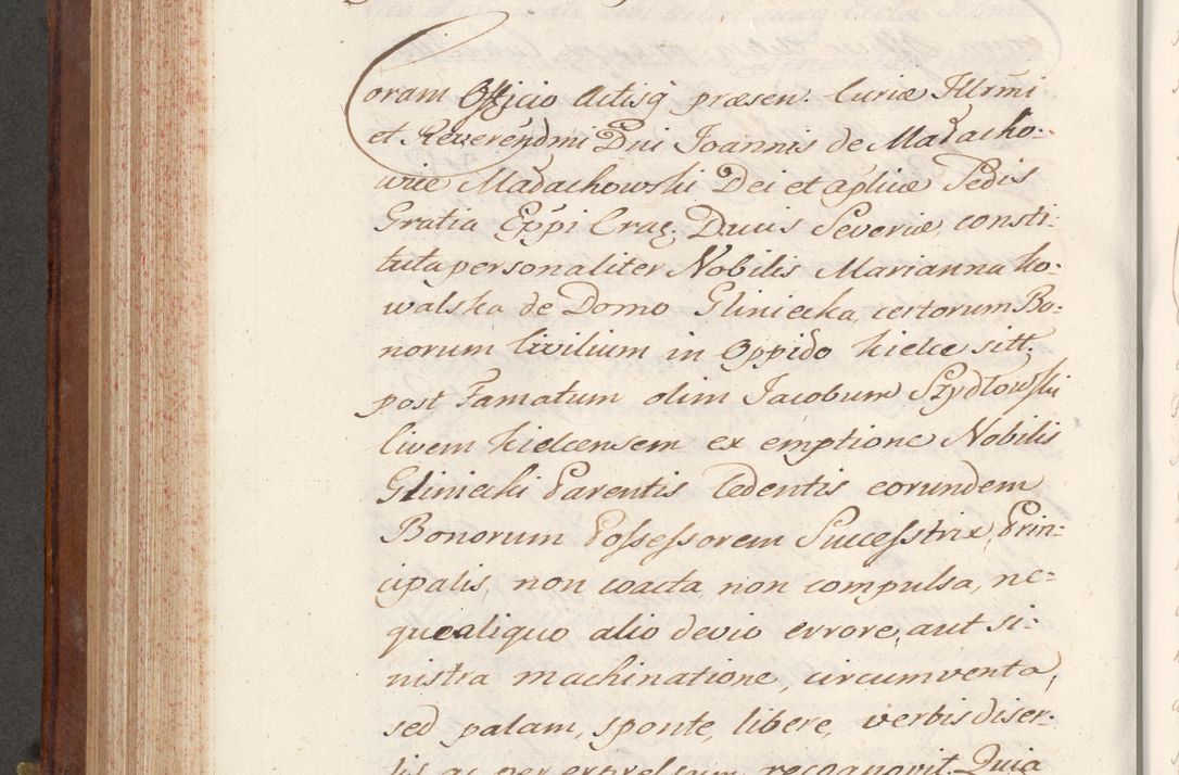 Zdjęcie nr 588 dla obiektu archiwalnego: Volumen VI actorum episcopalium R. D. Joannis Małachowski, episcopi Cracoviensis, ducis Severiae de anno 1692 et 1693, quorum index ad finem videatur