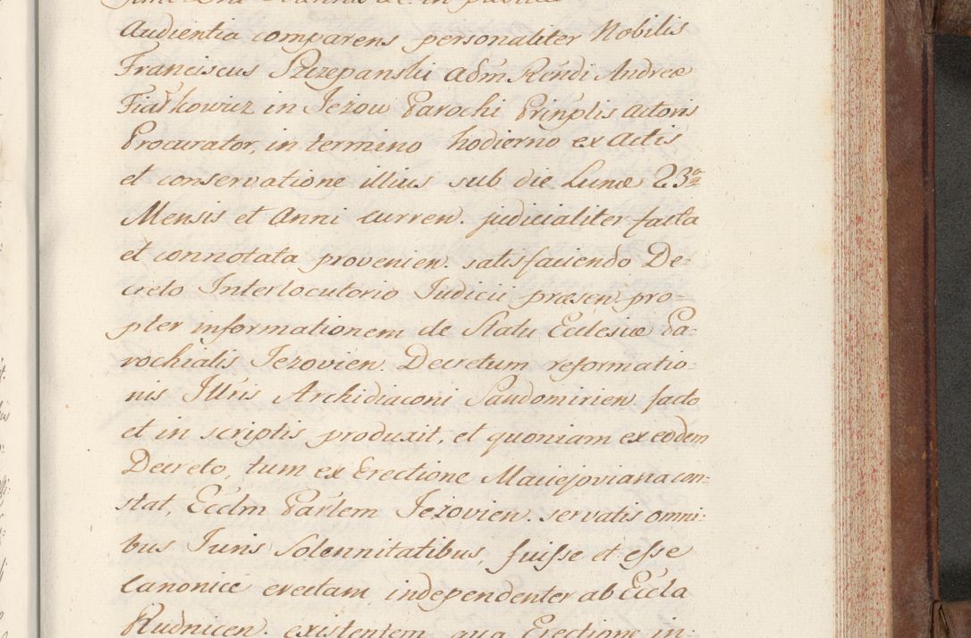 Zdjęcie nr 585 dla obiektu archiwalnego: Volumen VI actorum episcopalium R. D. Joannis Małachowski, episcopi Cracoviensis, ducis Severiae de anno 1692 et 1693, quorum index ad finem videatur