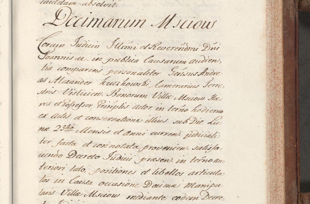 Zdjęcie nr 583 dla obiektu archiwalnego: Volumen VI actorum episcopalium R. D. Joannis Małachowski, episcopi Cracoviensis, ducis Severiae de anno 1692 et 1693, quorum index ad finem videatur