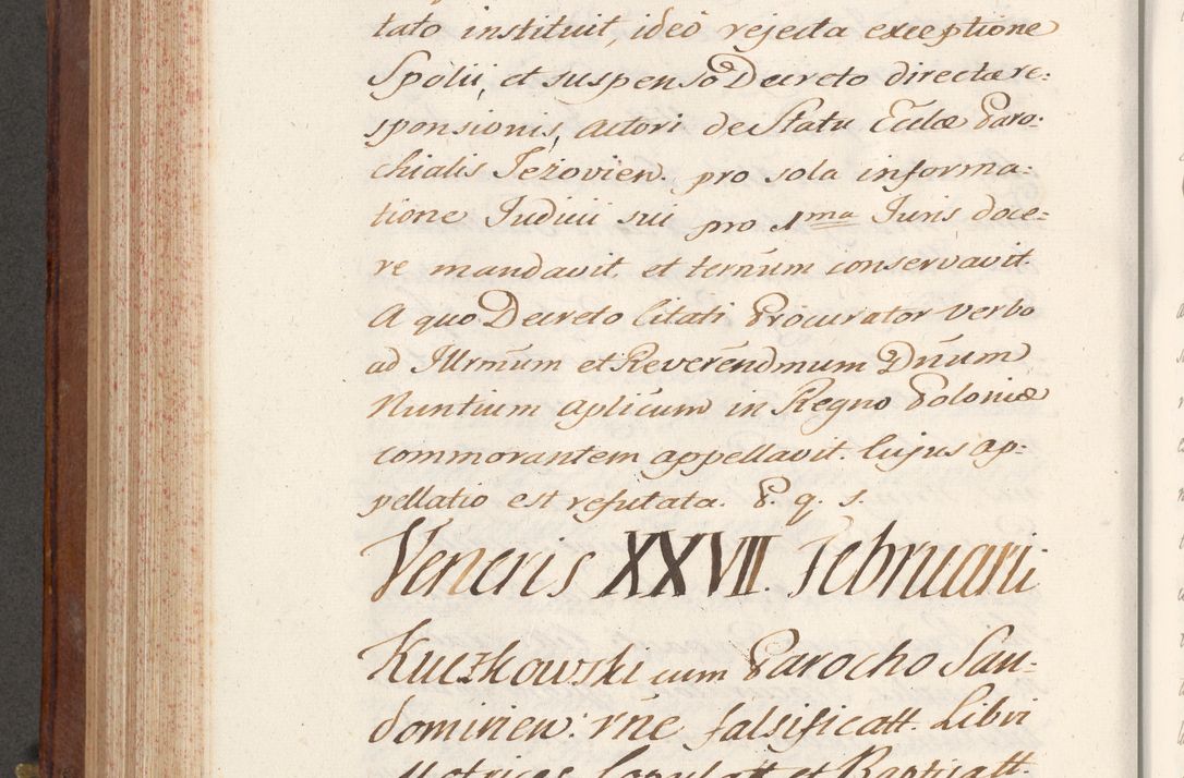 Zdjęcie nr 582 dla obiektu archiwalnego: Volumen VI actorum episcopalium R. D. Joannis Małachowski, episcopi Cracoviensis, ducis Severiae de anno 1692 et 1693, quorum index ad finem videatur