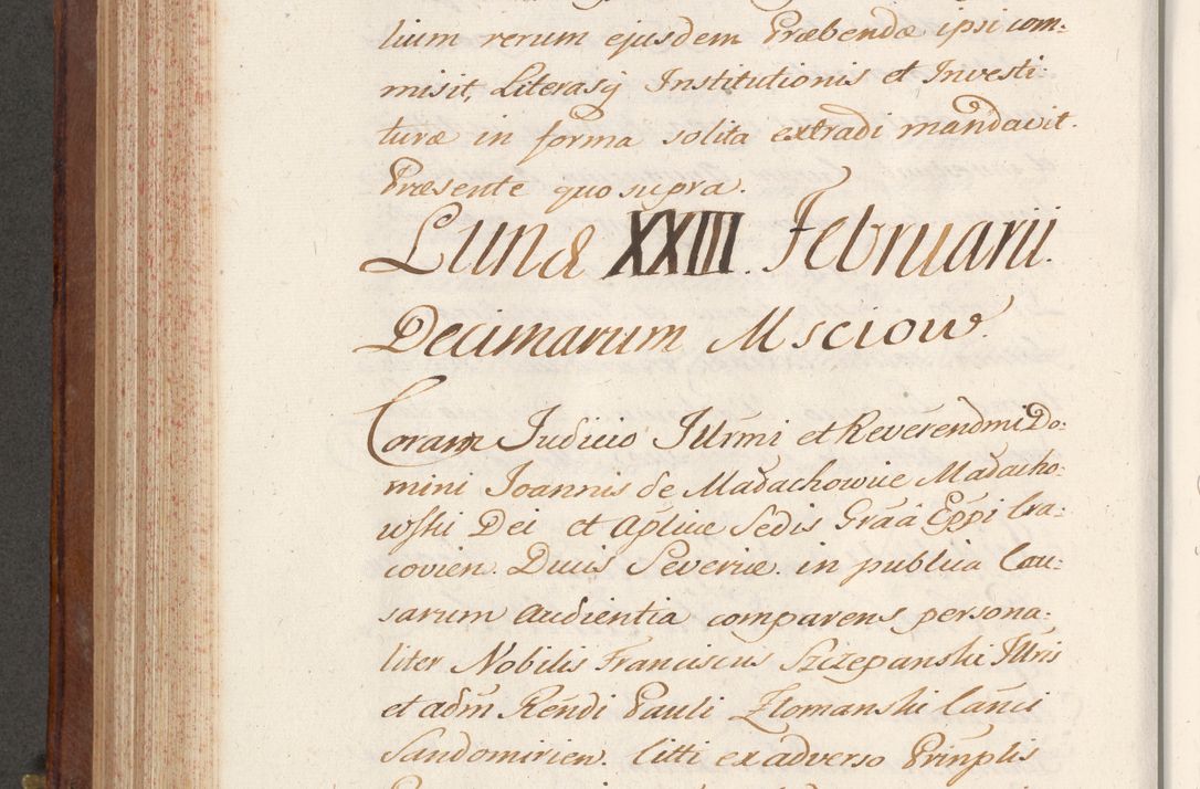 Zdjęcie nr 578 dla obiektu archiwalnego: Volumen VI actorum episcopalium R. D. Joannis Małachowski, episcopi Cracoviensis, ducis Severiae de anno 1692 et 1693, quorum index ad finem videatur