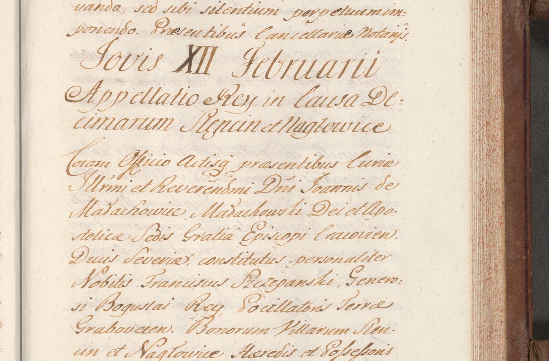 Zdjęcie nr 569 dla obiektu archiwalnego: Volumen VI actorum episcopalium R. D. Joannis Małachowski, episcopi Cracoviensis, ducis Severiae de anno 1692 et 1693, quorum index ad finem videatur