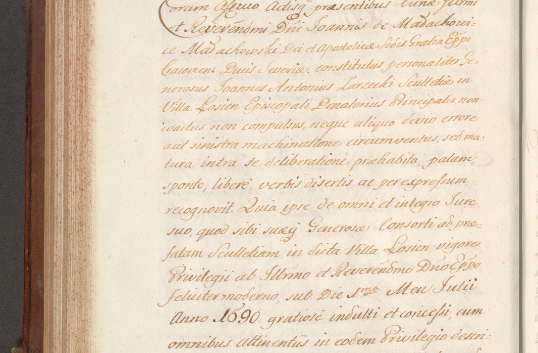Zdjęcie nr 556 dla obiektu archiwalnego: Volumen VI actorum episcopalium R. D. Joannis Małachowski, episcopi Cracoviensis, ducis Severiae de anno 1692 et 1693, quorum index ad finem videatur